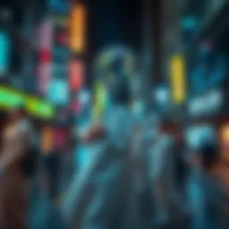 Visual representation of location tokens in blockchain technology