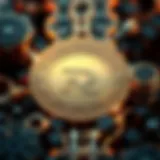 Blockchain technology representation