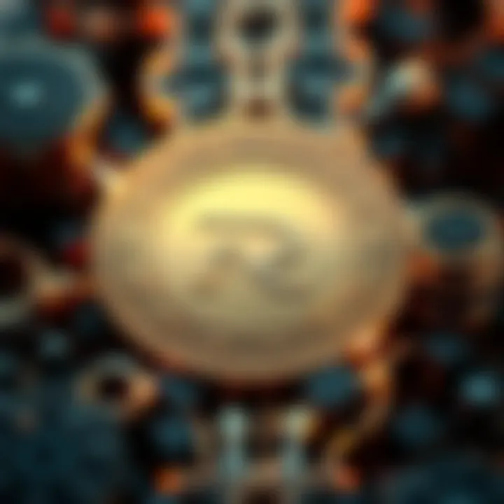 Blockchain technology representation