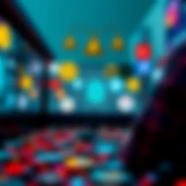 Social Media's Role in Cryptocurrency Memes A depiction of social media platforms where cryptocurrency memes thrive